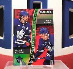 Auston Matthews / Mitch Marner 2022-23 - Synergistic Duos /599 Synergy Upper Deck